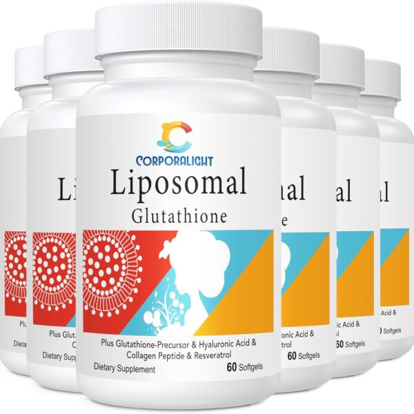 Liposomal Glutathione Softgel, Liposomal Delivery - Glutathione Supplement, Active Form L-Glutathione, Made in USA, Rich in Antioxidant Formula, Gluten Free, 360 Softgels