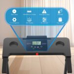Portable Foldable Treadmills for Home, Small Folding Treadmill for Home Office with 300 LBS Capacity, Walking Running Exercise Electric Compact Treadmill with LED Display - Image 2