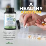 ForestLeaf Multi Collagen Pills with Hyaluronic Acid + Vitamin C | Hydrolyzed Collagen Supplements for Women or Men | Multi Collagen Capsules Peptides for Skin, Wrinkles, 120 Caps - Image 7