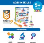 Learning Resources STEM Explorers -Ages 5+, Magnet Movers, Critical Thinking Skills, STEM Certified Toys, Magnets Kids,Magnet Set,Back to School Supplies,39 Pieces - Image 5
