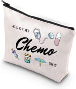 WCGXKO Chemotherapy Treatment Gift for Women All Of My Chemo Shit Cancer Awareness Emergency Bag (My Chemo Shit)