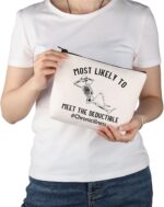 PWHAOO Chronic Illness Inspired Gift Invisible Illness Spoonie Makeup Bag Warrior Cosmetic Bag Insurance Deductible Sarcasm Gift (Invisible Illness Spoonie M) - Image 6