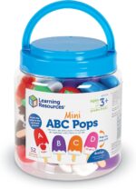 Learning Resources Mini ABC Pops, Vocabulary Words, Alphabet, Fine Motor Skills Toys, Toddler Learning Toys, Preschool Learning Activities, Kids Easter Gifts, Ages 3+,52 Pieces - Image 3