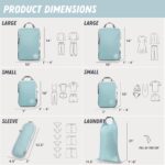 Compression Packing Cubes for Travel - Luggage and Backpack Organizer Packaging Cubes for Clothes by TRIPPED Travel Gear - Image 4
