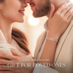 CDE Infinity Heart Birthstone Charm Link Bracelet for Women 925 Sterling Silver Adjustable Mother's Day Gift Anniversary Birthday Jewelry for Wife Girlfriend Her - Image 3