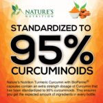 Turmeric Curcumin Supplement 1950mg with Organic Turmeric & Ginger, 95% Curcuminoids, BioPerine Black Pepper for Best Absorption, Nature's Vegan Joint Support, Non-GMO, Bottled in USA - 240 Capsules - Image 3