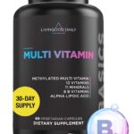 Livingood Daily Methylated Multivitamin for Women & Men, Multi Vitamin - Mineral Supplement Capsules with Iron, B Complex, Selenium, & Zinc - Non-GMO, Gluten-Free, Vegetarian Multi Vitamins for Adults