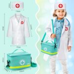 Sundaymot Doctor Kit for Kids, 34 Pcs Pretend Playset for Toddlers, Doctor kit for Toddlers 3-5, with Medical Bag, Stethoscope and Other Accessories, for Boys and Girls Fun Role Playing Game - Image 5