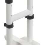 Drive Medical Adjustable Bathtub Grab Bar & Bathtub Safety Rail, White