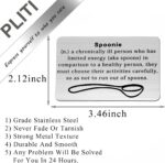 PLITI Chronic Illness Gift Spoon Theory Gift Spoonie Gifts Chronically Ill Support Gift Chronic Pain Gift Invisible Illness Gift (spoonie card) - Image 2