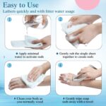 150 Pcs Rinse Free Bathing Wipes Bulk Sponges Bath Wipes All in 1 Shower Rinse Free Bath Sponges Wash Cloths for Campers, Hikers, Adults, Elderly - Image 3