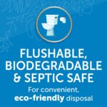 FitRight Fresh Start Flushable & Biodegradable Personal Cleansing Wipes, 192 Wipes (48 Wipes, 4 Packs), for Urinary Incontinence with The Odor-Control Power of ARM & HAMMER Baking Soda - Image 6