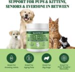 Green Lipped Mussel Powder for Dogs & Cats - 100% New Zealand Green Lipped Mussels - Natural Hip & Joint Supplement for Joints, Tendons, Ligaments, Muscles - 75 Grams - Up to 250 Servings - Image 4