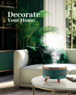 Essential Oil Diffuser for Home, Diffusers for Essential Oils Large Room, 500ml Aromatherapy Diffuser, 7 Colors Changed - Image 2