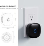Caregiver Pager, Wireless Call Button for Seniors/Elderly at Home, 1 SOS Button + 1 Receiver Medical Life Alert System, Emergency Panic Call Bell, Help Alarm for Nurse Calling & Patient Assistance - Image 6
