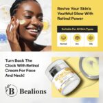 Retinol Cream Anti Aging for Face: Wrinkle Cream for Face Neck with Collagen Hyaluronic Acid - Night Moisturizer for Men Women - Facial Skin Care with Vacuum Pump for Exact Dosage - Image 3