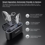 Rechargeable Hearing Aids for Seniors Adults, Advanced Multi Channel Digital BTE Hearing Assist, with Recycle Charging Case for 125 Hrs Backup Power, Auto-On/Off, Pair, Lucid508 - Image 5