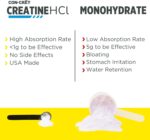 Creatine HCl Powder | Muscle, Cognitive, Cellular Energy Support | No Bloating or Cramps | USA Made & NSF Certified | Unflavored (100 Serving) - Image 5