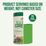 COUNTRY FARMS Organic Super Greens Natural Flavor, 50 Organic Super Foods, Packed with Fiber, USDA Organic Drink Mix, Fruits, Vegetables, Mushrooms & Probiotics, Supports Energy, 6g Fiber - Image 9