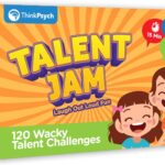 ThinkPsych Talent Jam - Hilarious Talent Show & Charades Game - Fun Family Games for Kids and Adults - Family Game Night for Teens