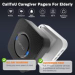 CallToU Caregiver Pager Wireless Call Bell Alert Button for Seniors/Elderly/Patients 1 Plugin Receiver 1 Waterproof Transmitter - Image 3