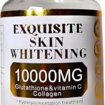 Skin Whitening - 10000mg Glutathione - Vitamin C & Collagen blend capsules - Fights Hyperpigmentation - Fair and Radiant Skin - Dark Spot Removal - Rejuvenation - Even Skin Tone - Anti-Aging