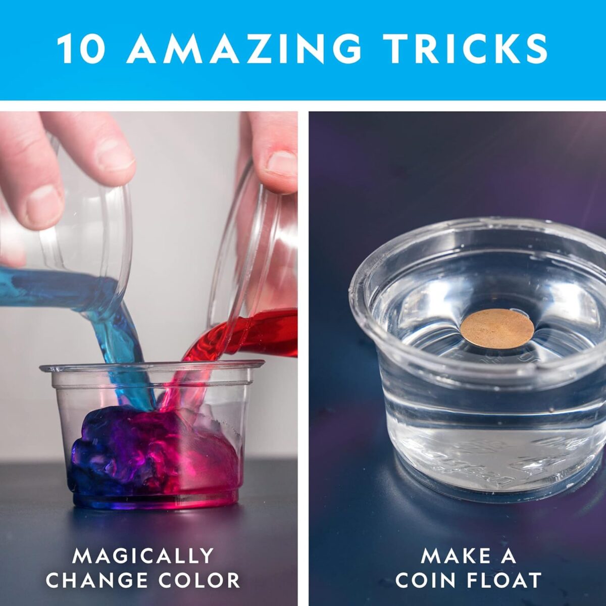 NATIONAL GEOGRAPHIC Magic Chemistry Set - Science Kit for Kids with 10 Amazing Magic Tricks, STEM Projects and Science Experiments, Science Toys, Great Gift for Boys and Girls 8-12 (Amazon Exclusive) - Image 3