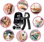 FitBeast Grip Strengthener Forearm Strengthener Hand Grips Strengthener Kit - 5 Pack Adjustable Resistance - Image 5