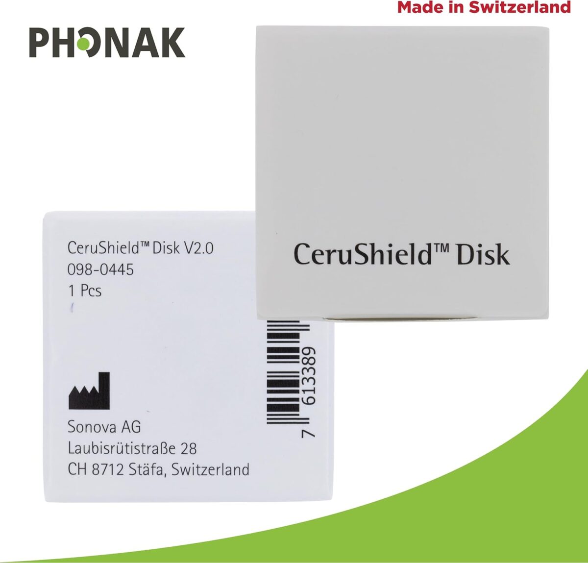 Genuine OEM Switzerland Wax Guards Filters, Cerushield Disk v2.0 098-0445 Accessories for Phonak Hearing Aid Audeo Marvel Paradise Lumity Hearing Aid only using SDS 4.0 receiver-2 pack/16 Filter Total - Image 3