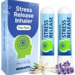 Migrastil Stress Release Inhaler 2-Pack, Calm Aromatherapy Formula, Natural Stress Relief with Peru Balsam and Other Essential Oils. Made in The USA.