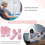 SuzziPad Chemo Gloves and Socks for Chemotherapy, Cancer Comfort Items, Include 10 Ice Pack, Ideal for Soothing Hand and Foot Discomfort, L - Image 2