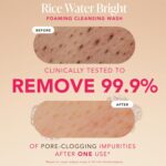 The Face Shop Rice Water Bright Double Cleansing Duo Set with Ceramide, Korean Skin Care, Gentle Face Wash & Pore Control Cleansing Oil, Hydrating, Moisturizing, Vegan Facial Cleanser, Makeup Remover - Image 3