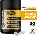 ONNIT Alpha Brain Nootropic Brain Supplement for Men & Women | Memory, Mental Clarity & Cognitive Improvement | Focus Capsules with L-Theanine, Vitamin B6 & Phosphatidylserine (30 Count) - Image 8