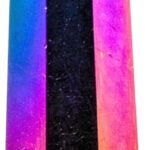 Titanium Aura Quartz Crystal Towers ~ Natural Healing Crystal Point Obelisk for Reiki Healing and Crystal Grid (2" to 3" INCH)
