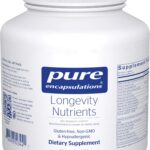 Pure Encapsulations Longevity Nutrients | Multivitamin/Mineral Complex to Support Healthy Aging, Brain Function, Eyes, Bones, and Vascular Health* | 240 Capsules