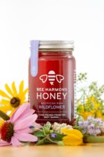 Bee Harmony American Raw Wildflower Honey, 12 OZ (Pack of 2 Jars) - Image 6