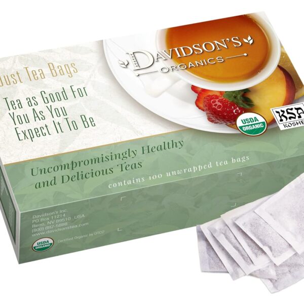 Davidson's Organics, Ayurvedic Infusions, Anti-Inflammation, 100-count Unwrapped Tea Bags