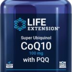 Life Extension Super Ubiquinol CoQ10 with PQQ, CoQ10, PQQ, shilajit, heart health, cellular energy support, 8x better absorption, gluten-free, 100 mg, 30 softgels