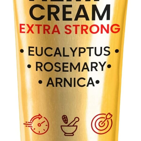 Саnnаbі Rеlіеf Hemp Cream Maximum Strength 3.38 FL. OZ — Massage Muscles, Joints, and Back Target Area — 10-in-1 Potent Formula | Gel Infused with Hemp Oil, Arnica, Menthol, Rosemary, Calendula