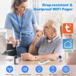 Life Alert Systems for Seniors No Monthly Fee Wi-Fi APP Control Elderly Alarm Call Button Caregiver Pager Panic Alarm for 1 Call Button 1 Watch Button 1 Receiver(Only Supports 2.4GHz Wi-Fi) - Image 5