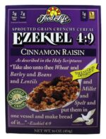 Food For Life Baking Co. Cereal - Organic - Ezekiel 4-9 - Sprouted Whole Grain - Cinnamon Raisin - 16 oz - case of 6