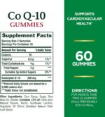 Nature's Bounty CoQ10 Gummies, Supports Heart Health, CoQ10 200mg, Peach Mango Flavor, 60 Count - Image 2