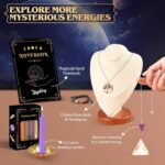 Witchcraft Supplies Kit, 80Pack Witch Starter Kit Wiccan Supplies and Tools Witchy Gifts for Beginners, Spell Candles, Chakra Healing Crystals and Dried Herbs for Zodiac and Lunar Magick - Image 4