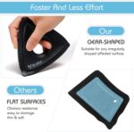 Analan Mini Pet Hair Remover for Car Detailing Supplies, Carpet Dog Hair Remover for Car Interior, Triangle Dog Hair Remover for Auto Detailing, Couch, Furniture, Lint, Carpet(Multi-Color) - Image 4