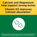 Nature Made Calcium Magnesium Zinc with Vitamin D3, Dietary Supplement for Bone Support, 300 Tablets - Image 3