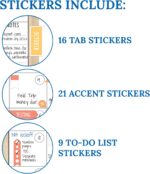 Schoolgirl Style Simply Safari Teacher Planner, 8" x 11" Undated Teacher Planner With Planner Stickers, Leopard Print Teacher Lesson Planner for Classroom Organization and Animal Print Classroom Décor - Image 8