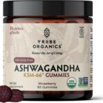 Ashwagandha KSM-66 Gummies for Adults - Pure Organic Root Extract Ayurvedic Supplement Gummy for Men & Women, Focus Mood Support Increase Energy Strength 600mg of Natural KSM66 for Superior Absorption