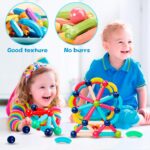 Magnetic Building Blocks STEM Educational Toy for Kids Montessori Learning Sticks and Balls Preschool Sensory Toys for Toddlers Gift for 3 Year Old Boys & Girls - Image 3