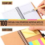 Chuangdi 100 Sets Employee Appreciation Thank You Gifts Inspirational Spiral Notebook Journal with Sticky Note Notepad Motivational Bamboo Pen Bulk for Nurse Teacher Volunteer Team Coworker - Image 4
