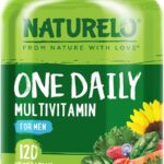 NATURELO Mens Multivitamins - One Daily Multivitamin for Men with Vitamins, Minerals & Organic Whole Foods, Boost Energy & Health, Non-GMO, 120 Vegetarian Capsules